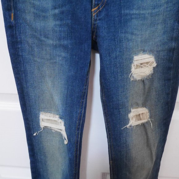 Rag & Bone The Skinny Leg Jean in Silver Bullet - Picture 4 of 6
